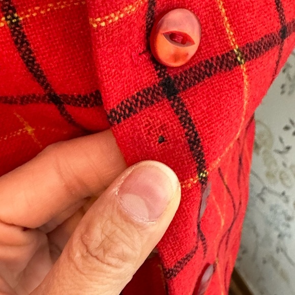 Career Club Sportswear Unisex Large Tartan‎ Plaid Vest Wool Adjustable USA Made - Picture 6 of 6